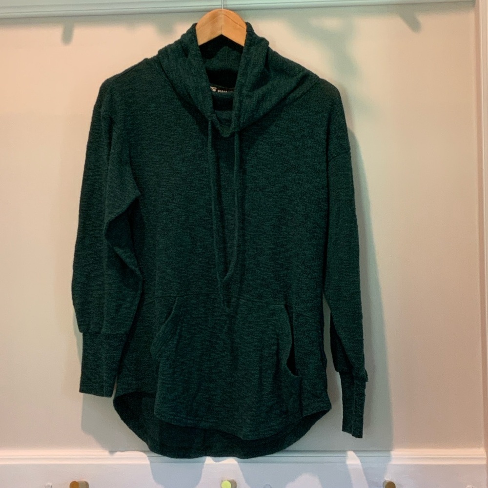 Prana Green Cowl Neck Sweater - S